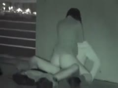 Voyeur sex video with a dark brown cutie getting her love tunnel smashed